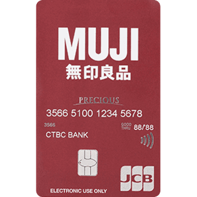 中國信託 無印良品聯名卡